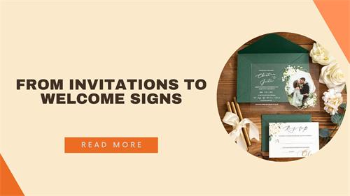 From Invitations to Welcome Signs: Cohesive Wedding Visuals with Acrylic